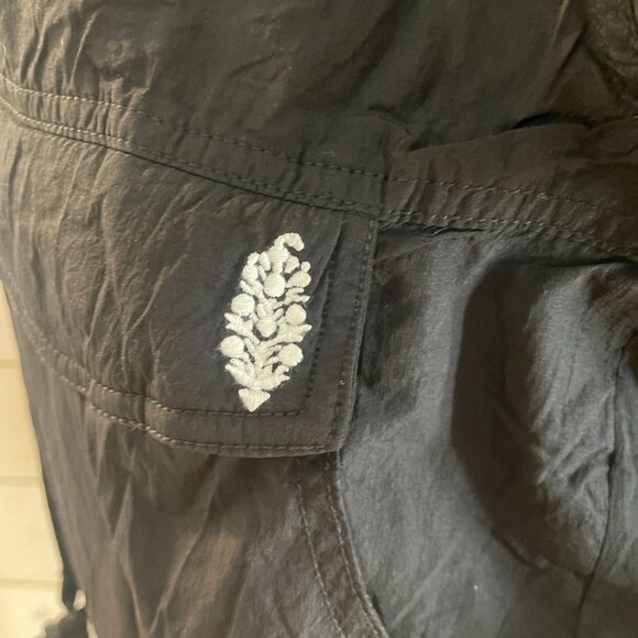 SOLD Free People Movement Off The Bleachers Coaches Jacket Black NWT Size Small - Picture 12 of 14